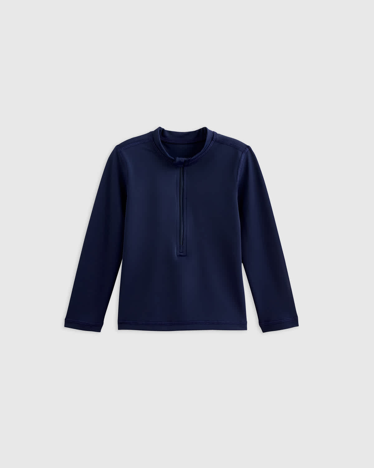 nautical-navy Long Sleeve Zip-Up Rash Guard