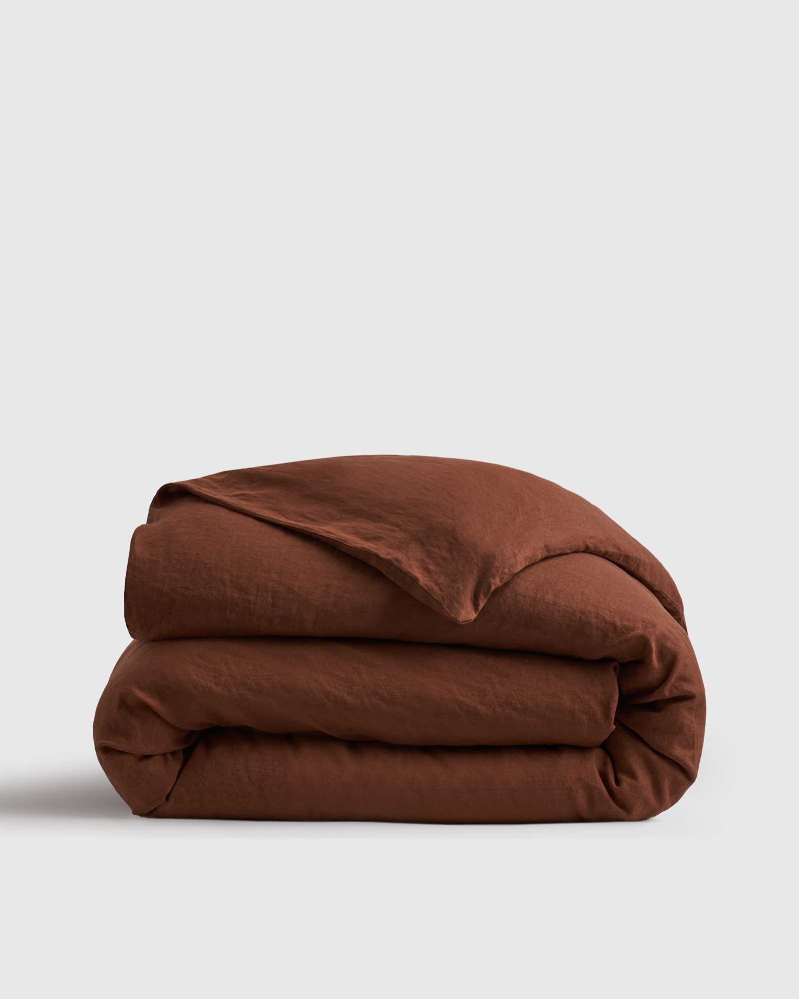 bordeaux European Linen Duvet Cover