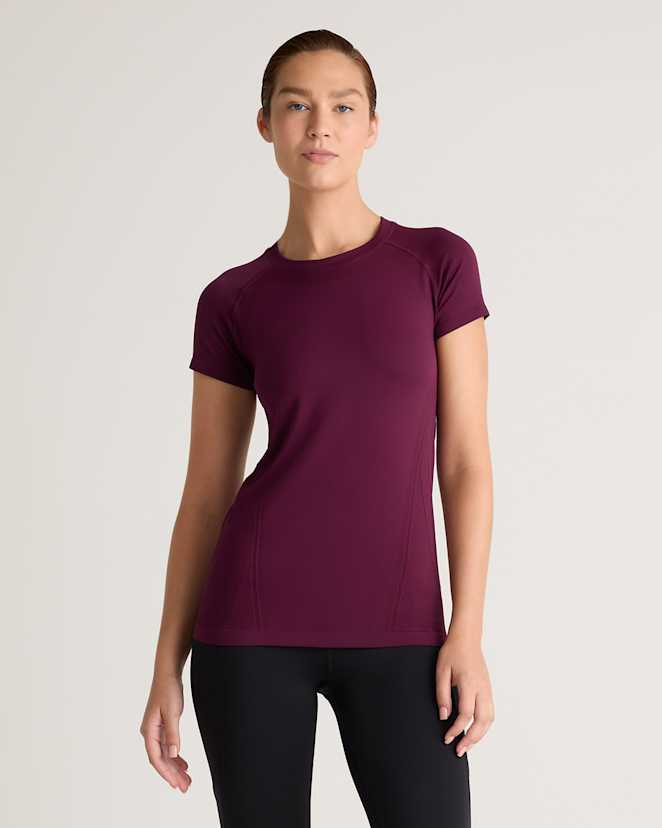 Plum Seamless Tee