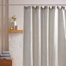 ShowerCurtainEuroLinen Light grey