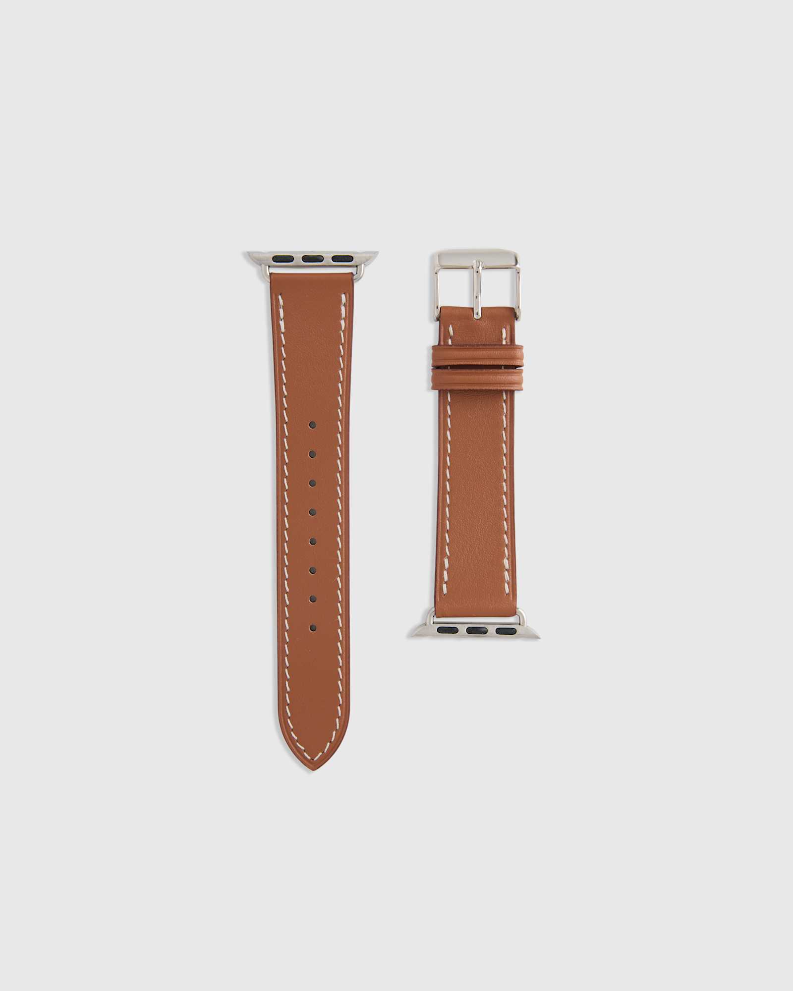cognac Leather Apple Watch Band