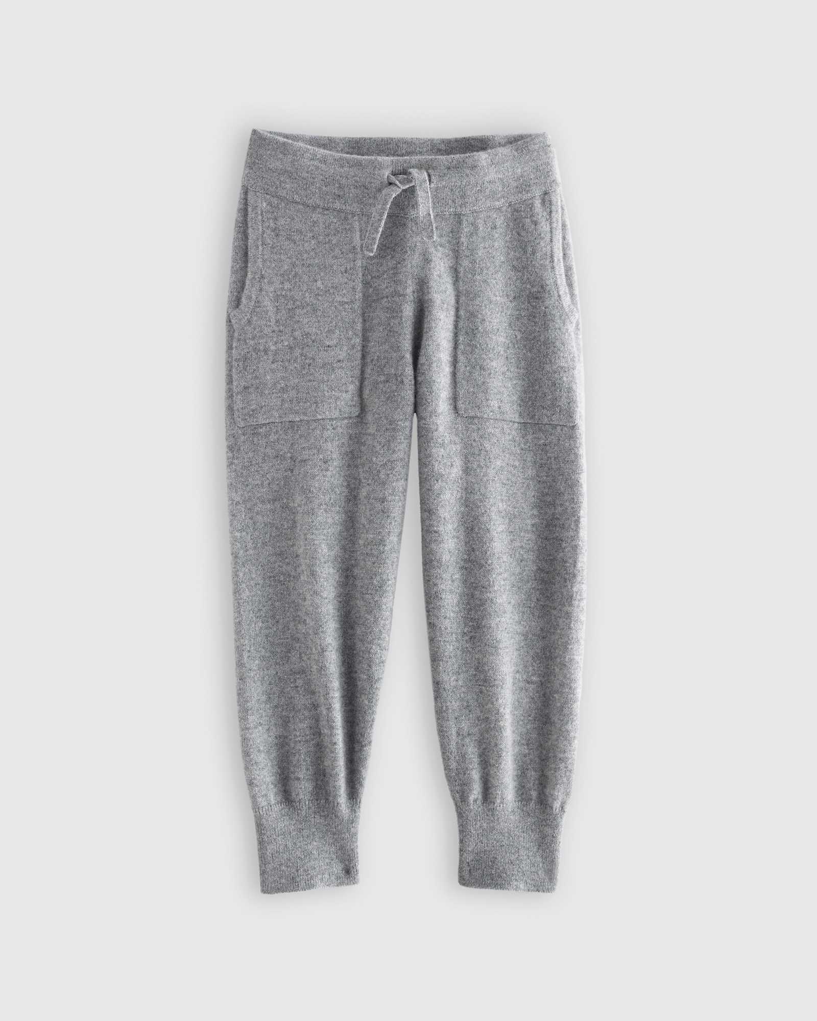 heather-grey Washable Cashmere Jogger