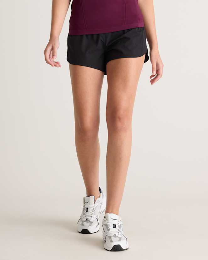 Black Weightless High-Rise Running Shorts