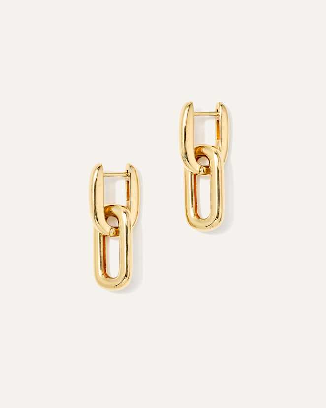 Gold Vermeil Convertible U Hoops