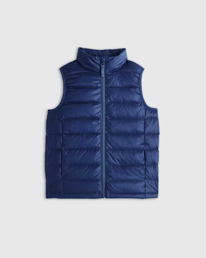 Navy Lightweight Down Puffer Vest