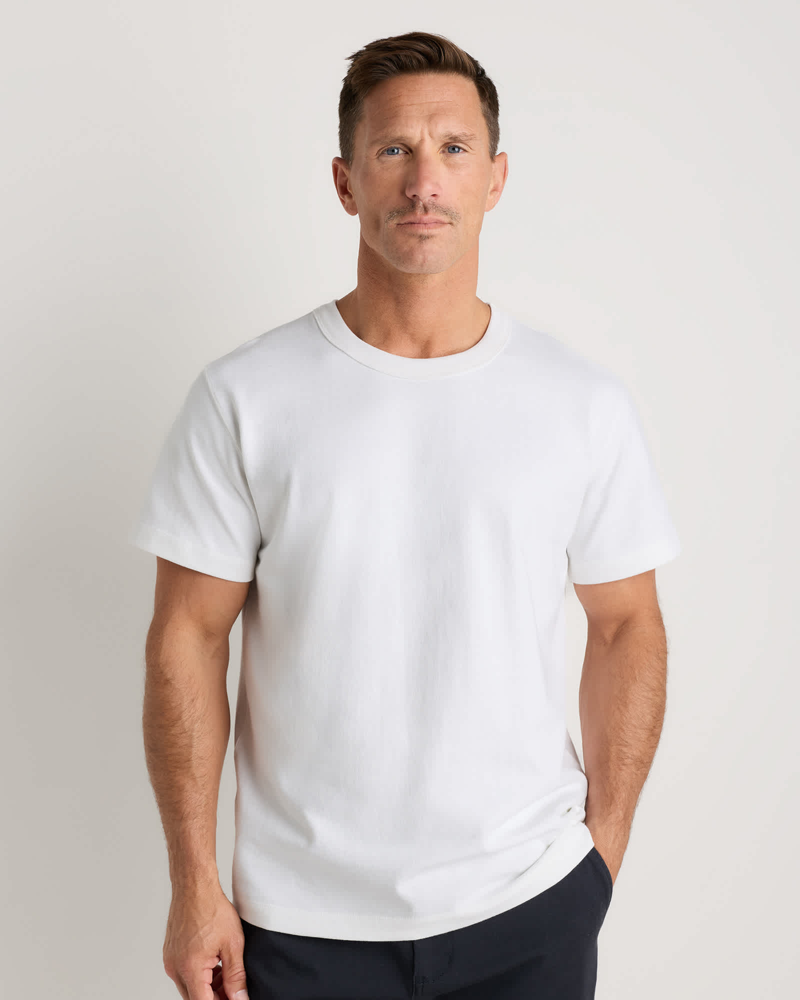 Classic White 100% Organic Cotton Heavyweight Tee