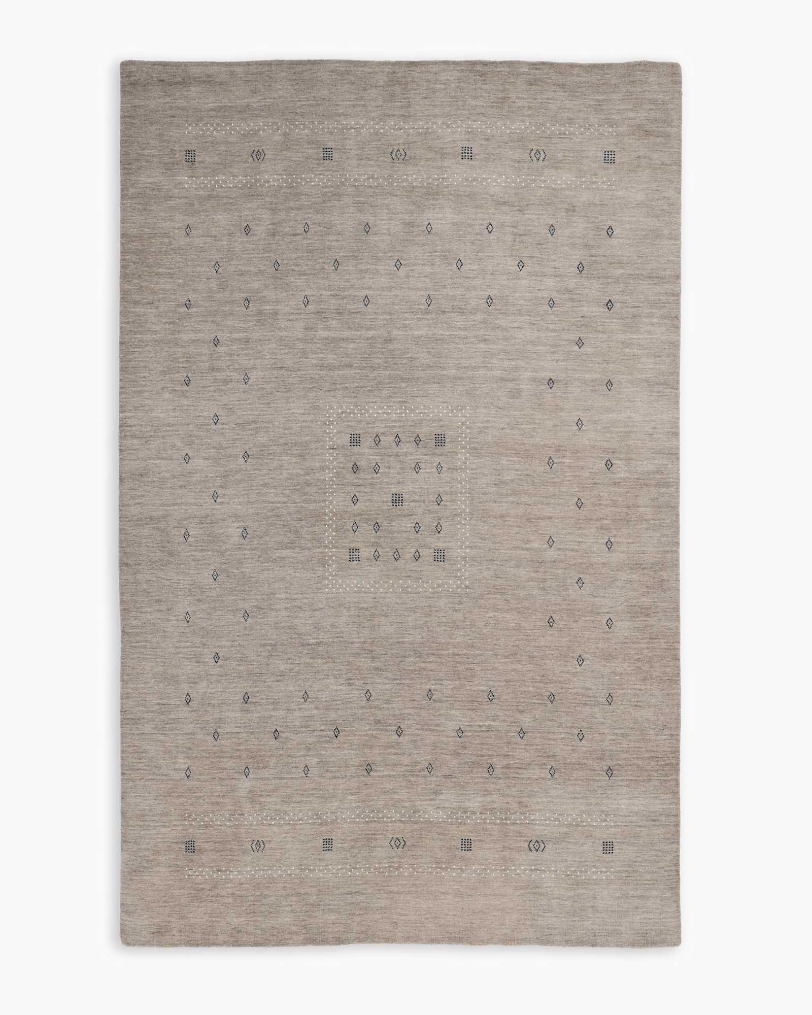 Taupe Dakota Hand-Loomed Wool Rug