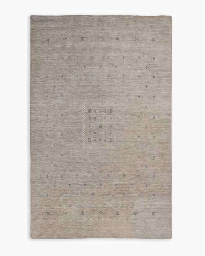 Taupe Dakota Hand-Loomed Wool Rug