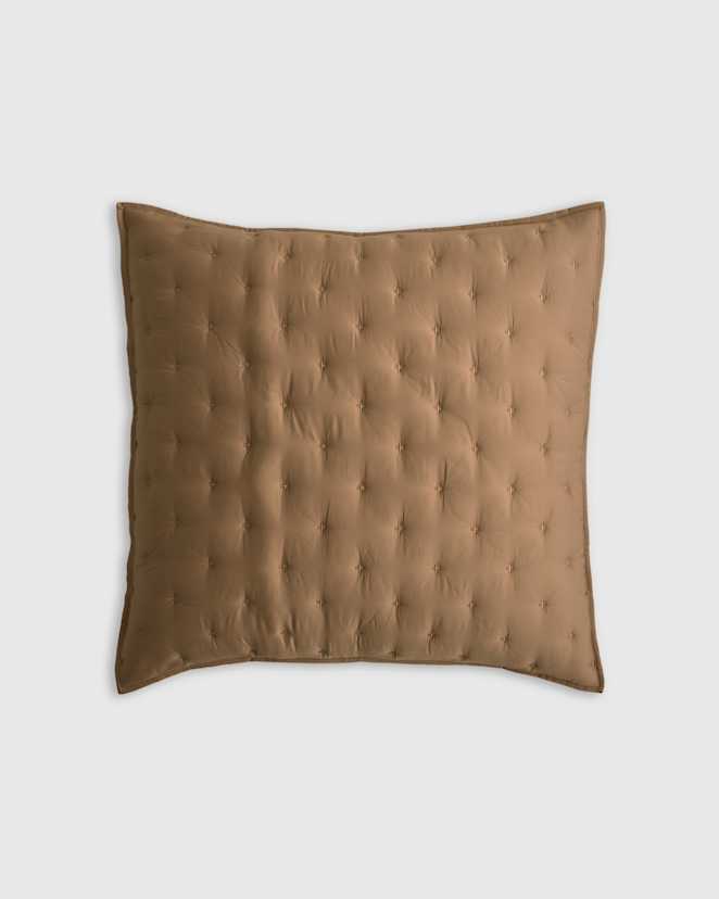 Walnut Bamboo Dream Quilted Euro Sham