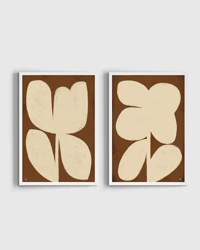 White Perennial by Marco Marella (Set of 2)