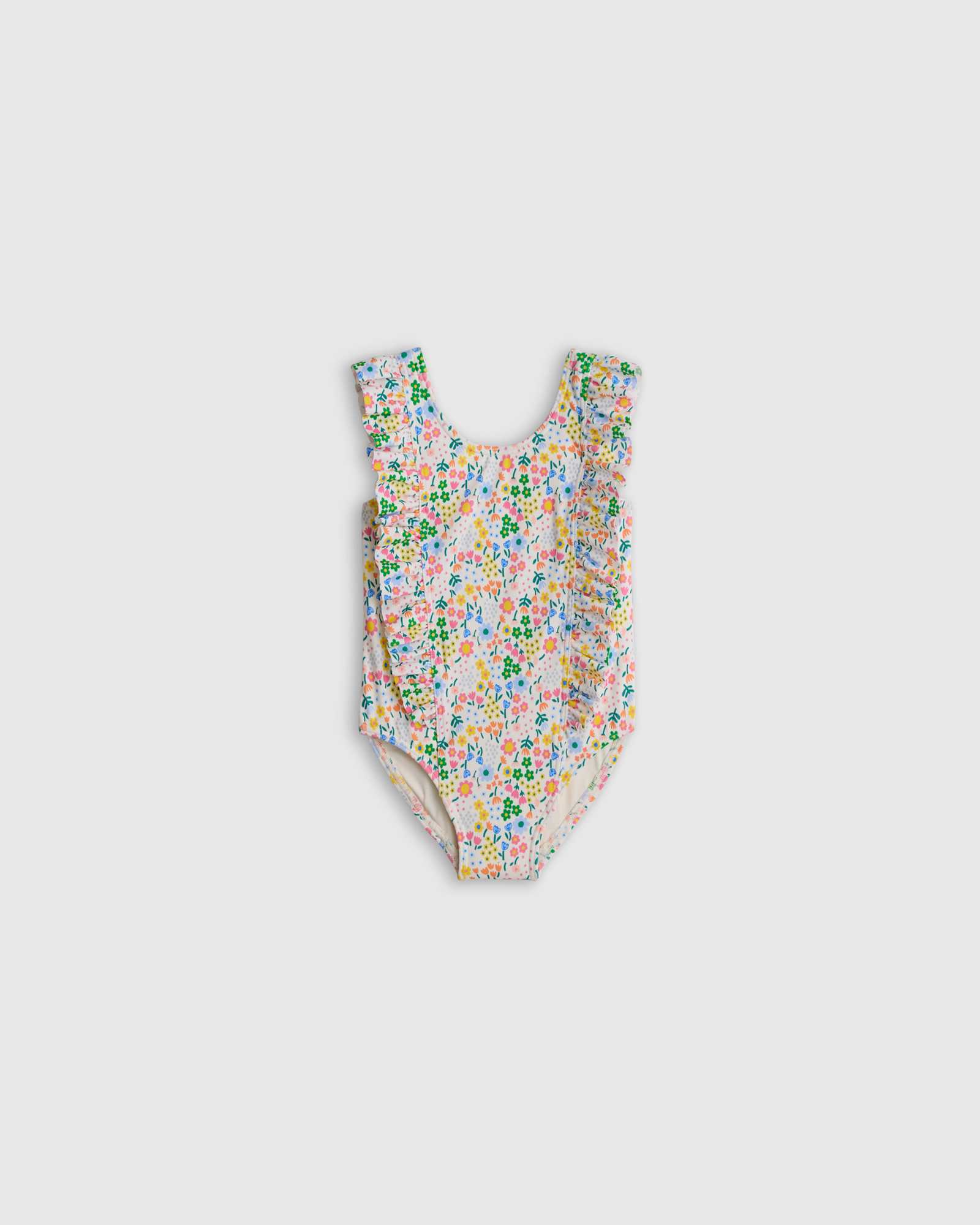 ditsy-floral Ruffle One Piece Swimsuit