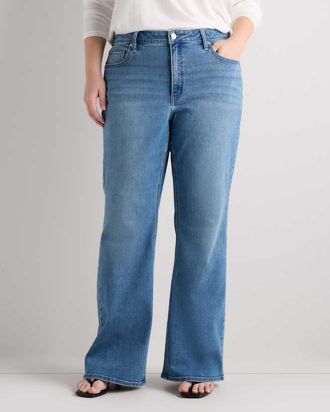 Seaside Blue Luna Stretch Flare Jeans