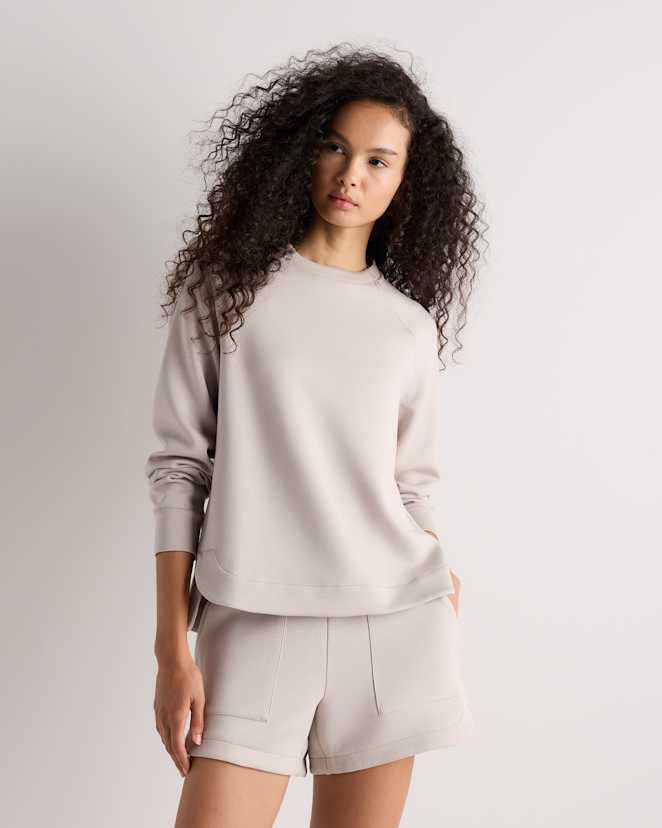 Pebble Beige CloudComfort Crewneck Sweatshirt