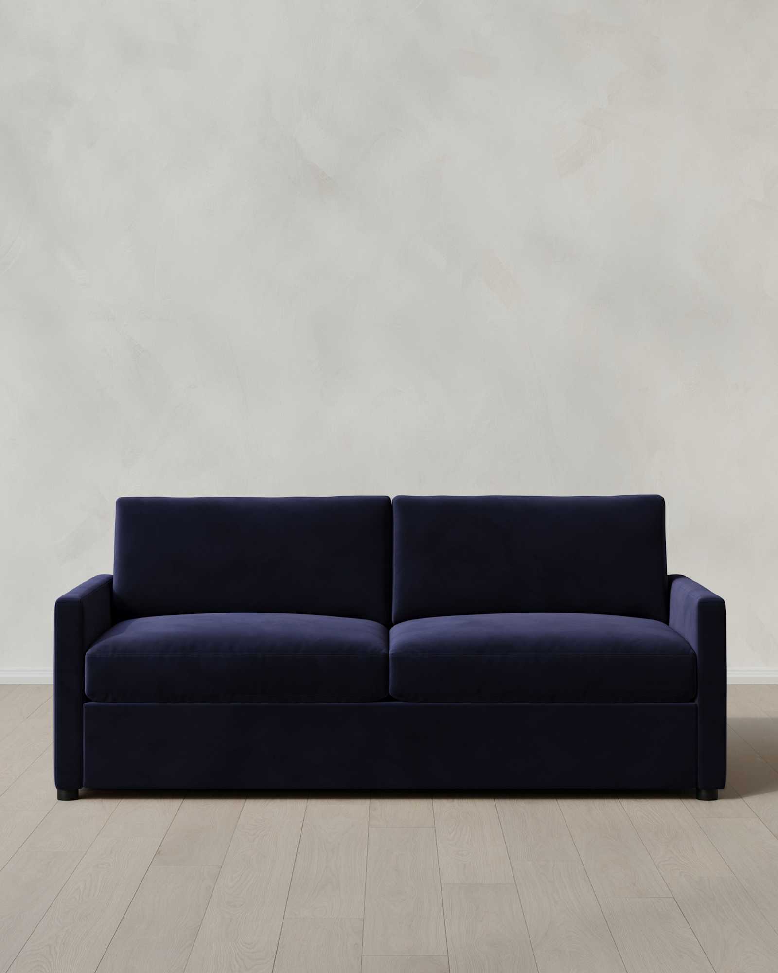 7FT Sofa Performance Velvet Midnight