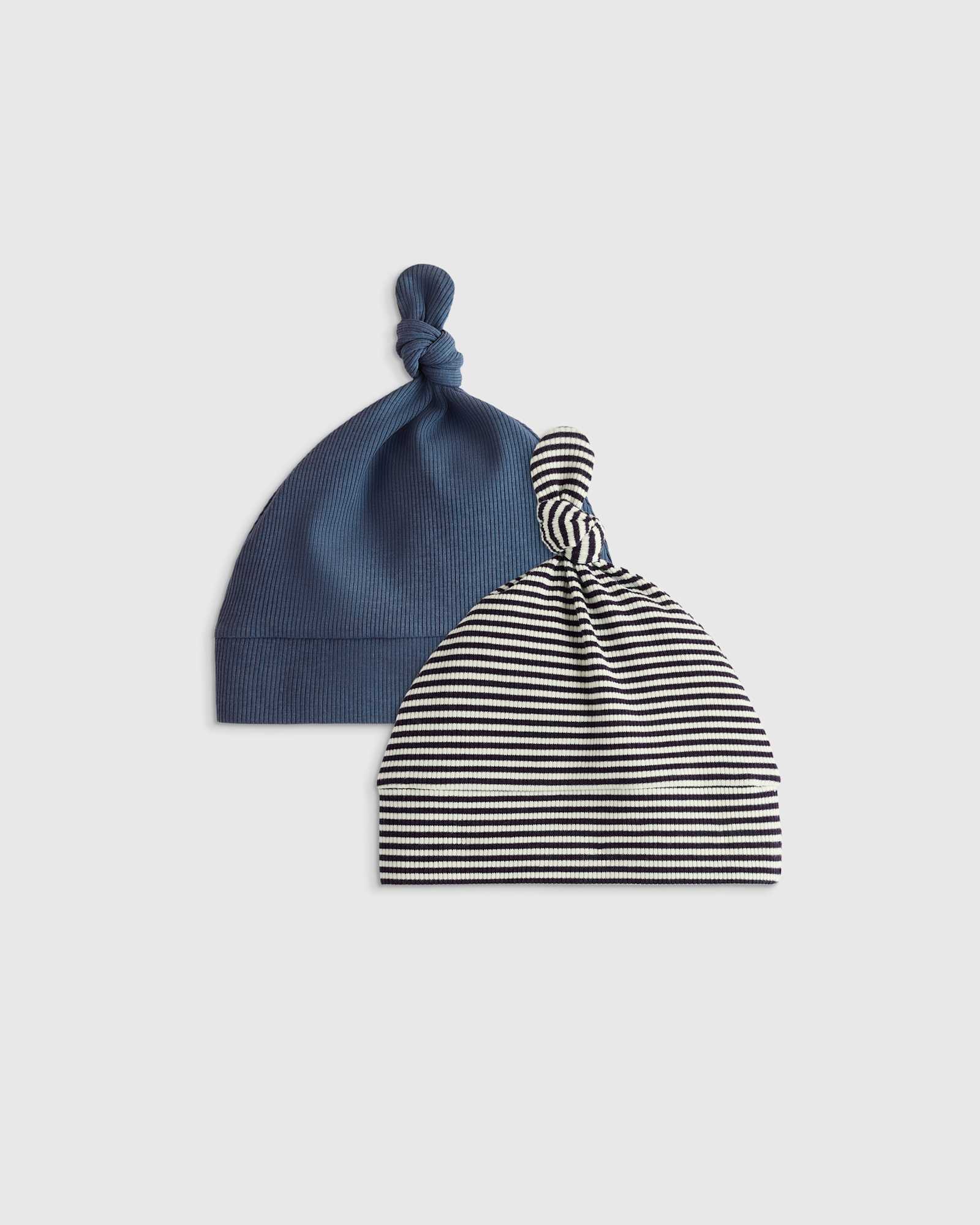 deep-sea-blue/navy-stripe Softest Rib Hat (2-Pack)