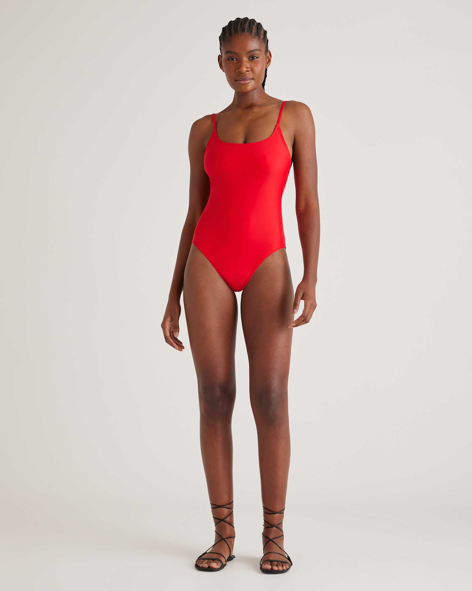 cherry Italian Cami One-Piece Swimsuit