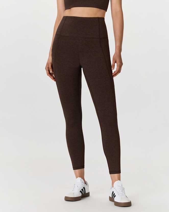 Heather Espresso Ultra-Soft High-Rise Pocket Legging