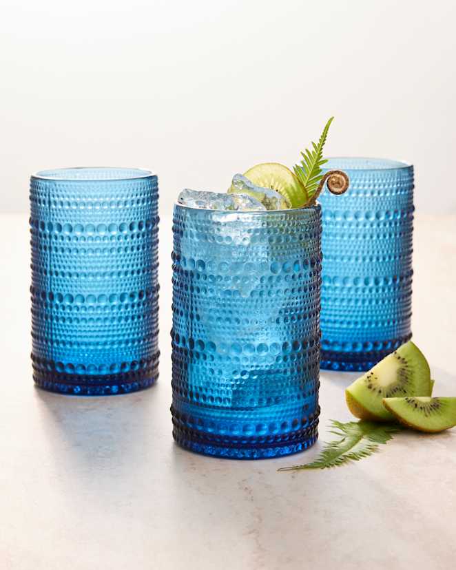 Cornflower Blue Jupiter Tall Tumbler (Set of 6)