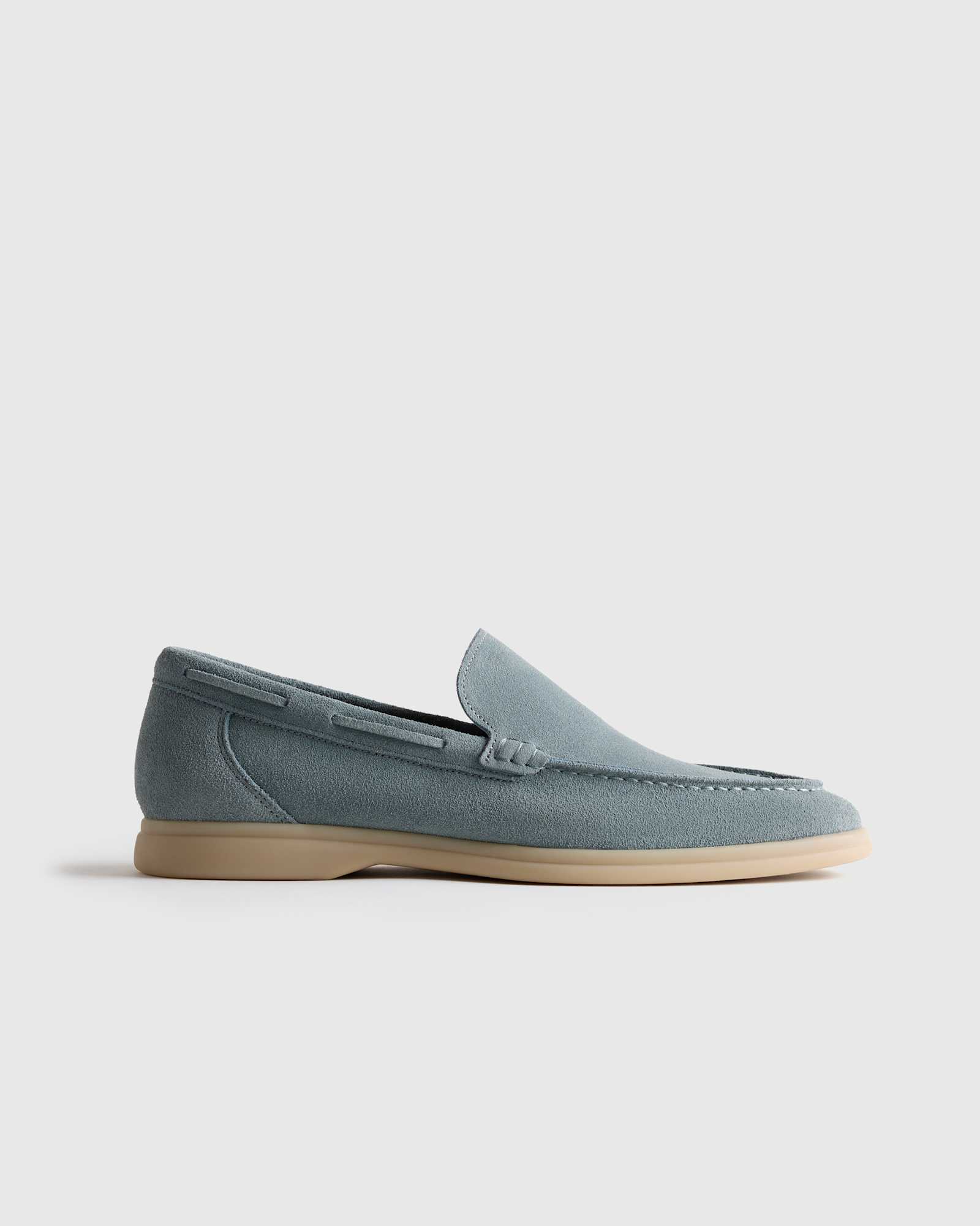 Aqua Soft Suede Mariner Loafer