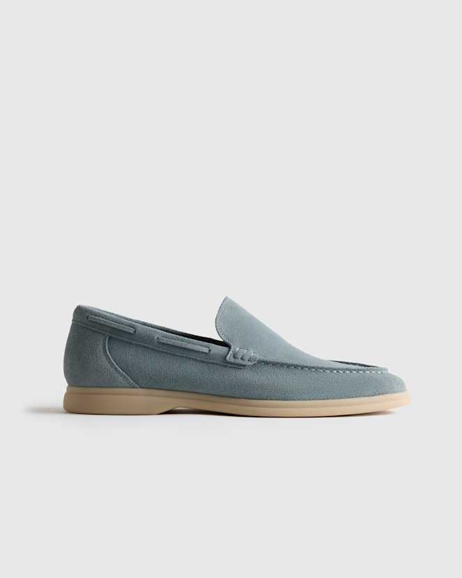 Aqua Soft Suede Mariner Loafer