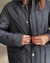 Featherless-Quilted-Long-Puffer-Jacket Black Victoria-Schneider Thumbnail