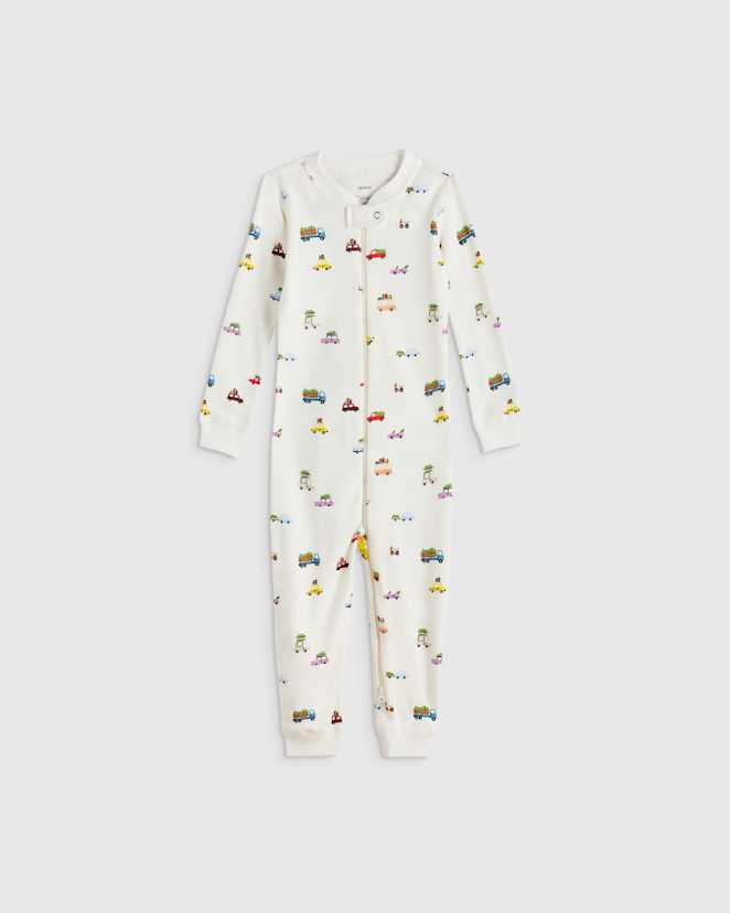 Merry Motors 100% Organic Cotton One Piece Pajama