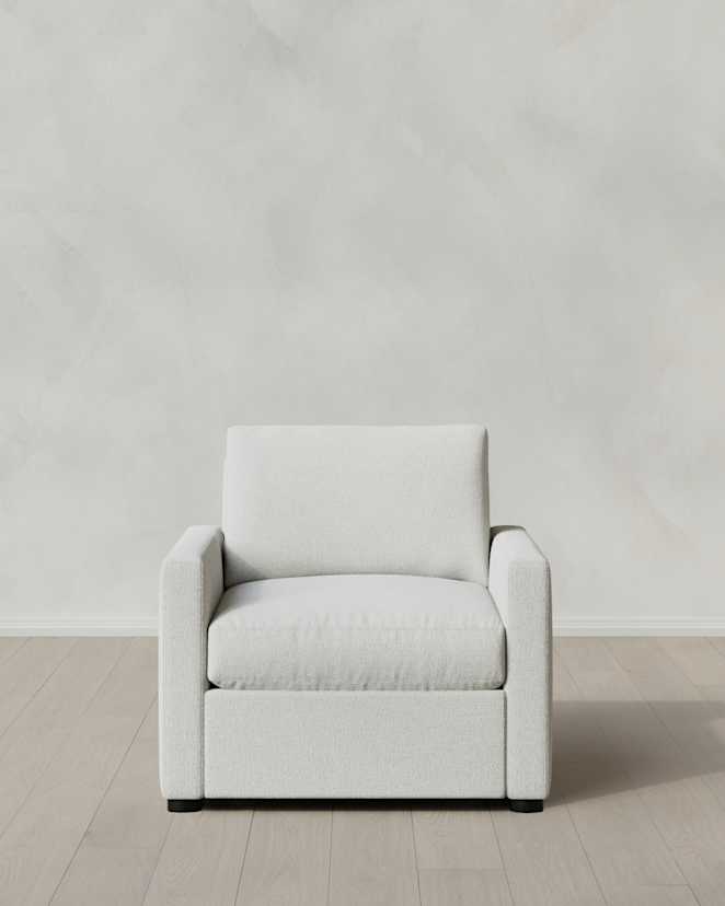 Snow Brennan Accent Chair in Performance Basketweave