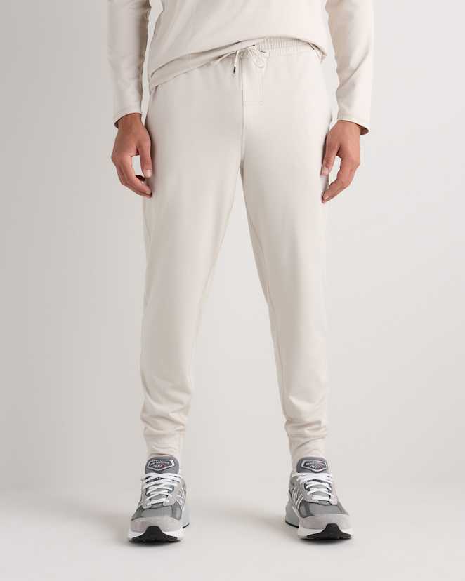 Solid Chalk Flowknit Performance Joggers