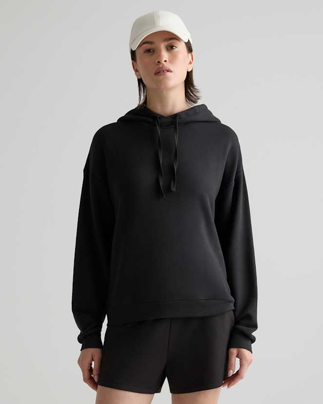 Black SuperSoft Fleece Pullover Hoodie