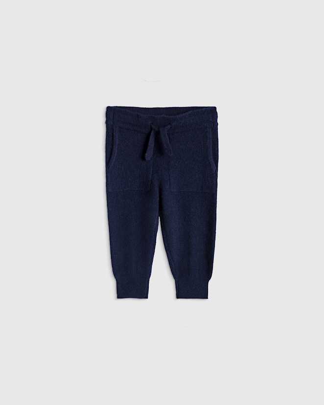 True Navy Washable Cashmere Jogger