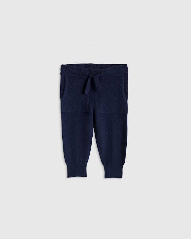 True Navy Washable Cashmere Jogger
