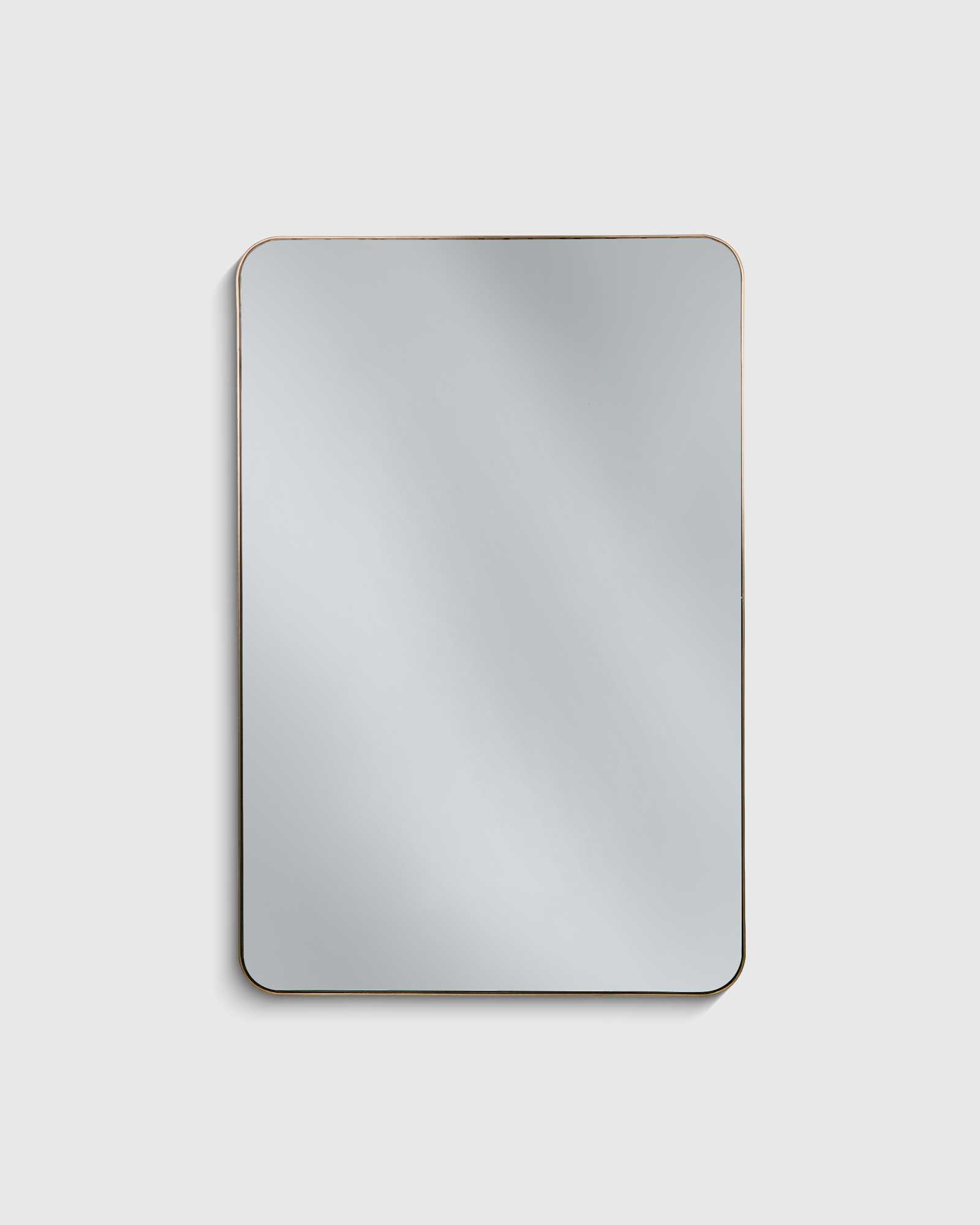 U-HAC-429 Rectangle Mirror GLD 41415