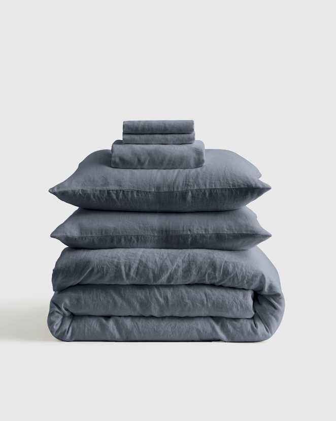 Nightfall European Linen Deluxe Bedding Bundle