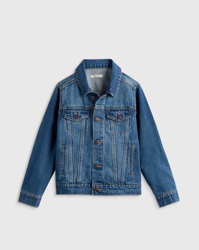 Medium Wash Boys 100% Organic Cotton Denim Jacket