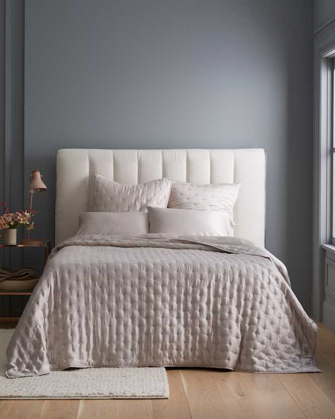 Sand Bamboo Dream Quilted Euro Sham