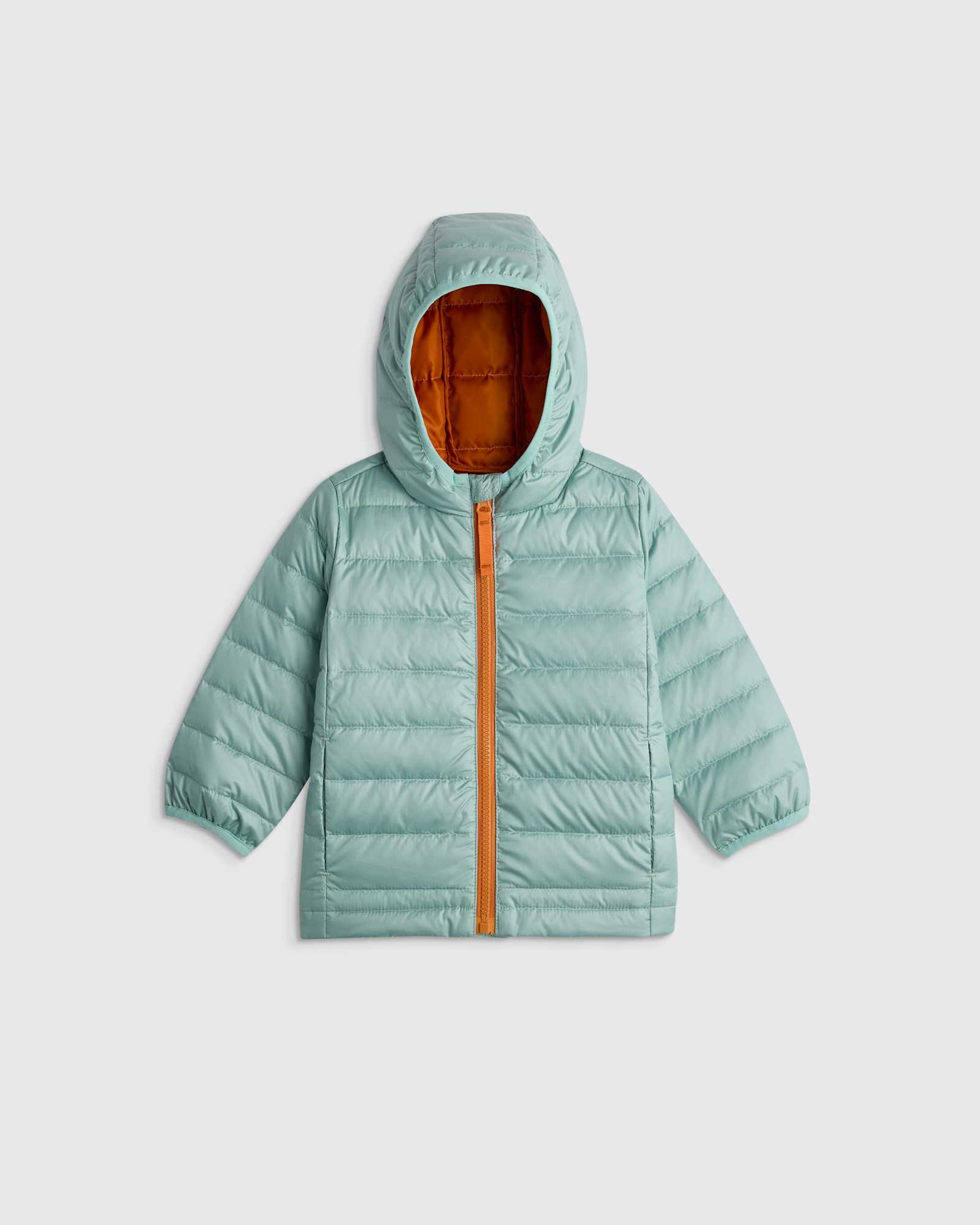U--300 BABY Lightweight Down Hooded Puffer Jacket - Baby Gender Neutral Blue Moon 15713 CROPPED