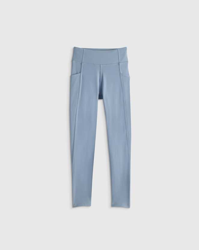 Spa Blue Girls Ultra-Form Pocket Leggings