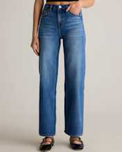 Comfort Stretch High Rise Relaxed Straight Jeans