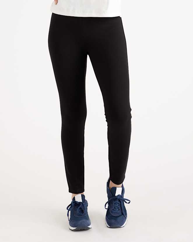 Black Ultra-Stretch Ponte Skinny Pants