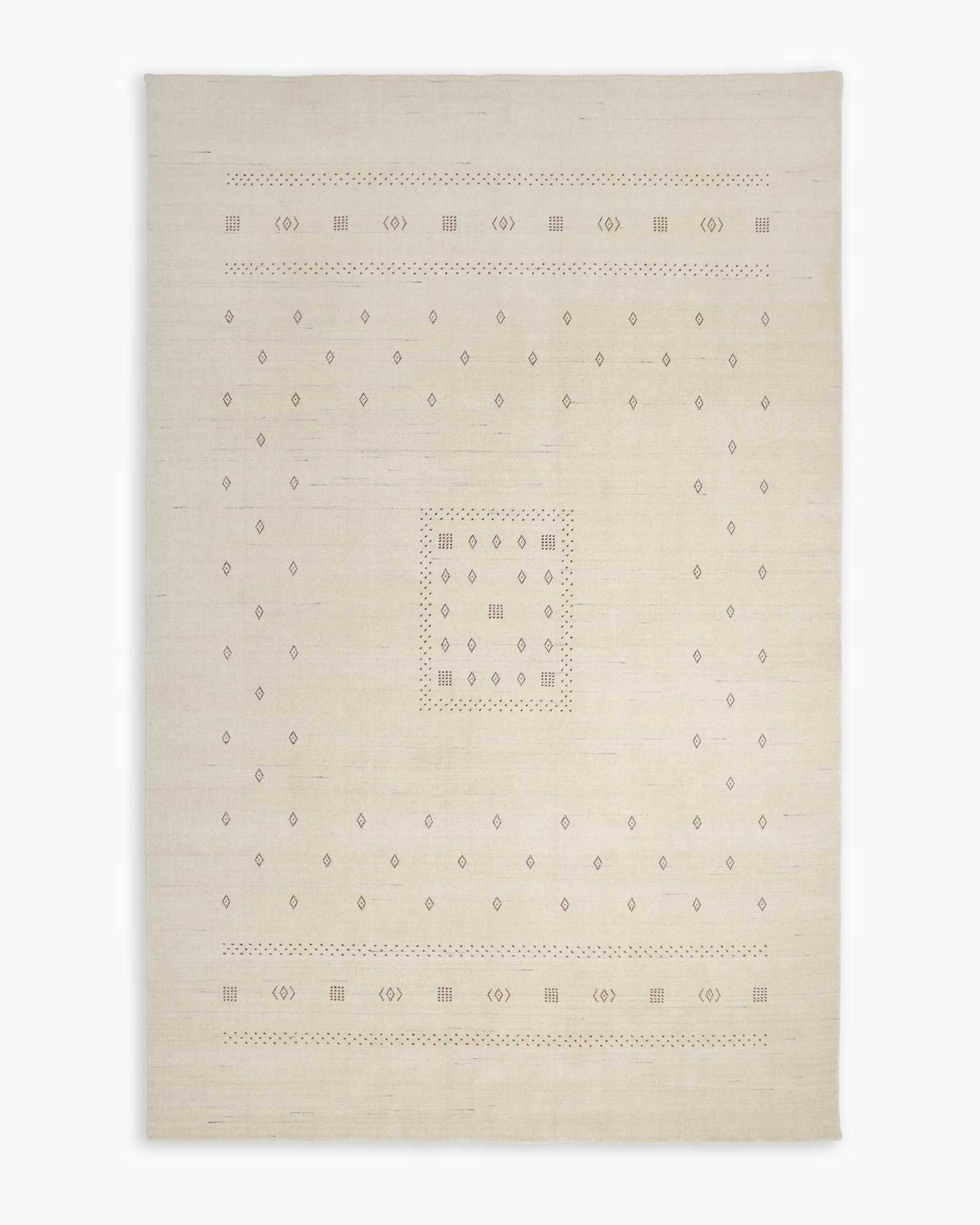 ivory Dakota Hand-Loomed Wool Rug