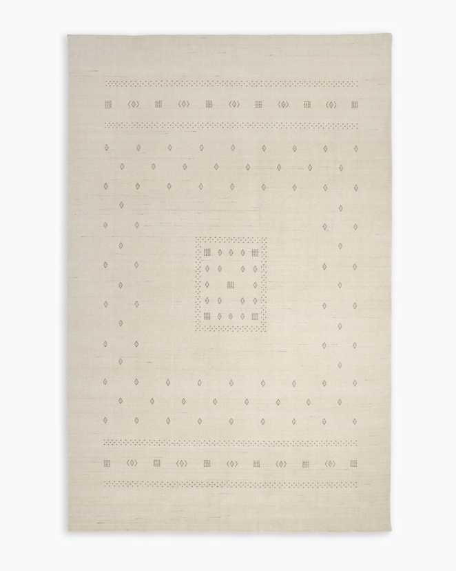 Ivory Dakota Hand-Loomed Wool Rug