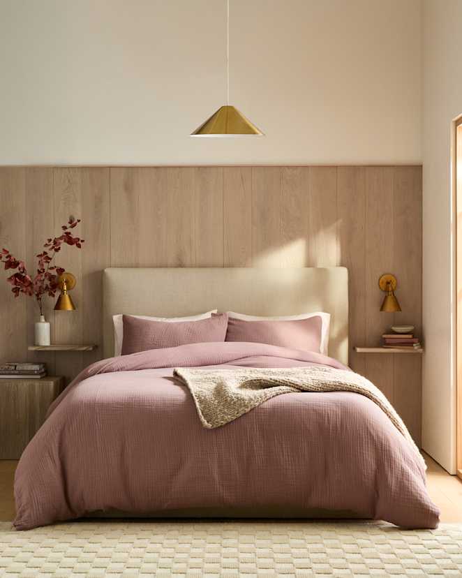 Fig Organic Airy Gauze Duvet Cover Set