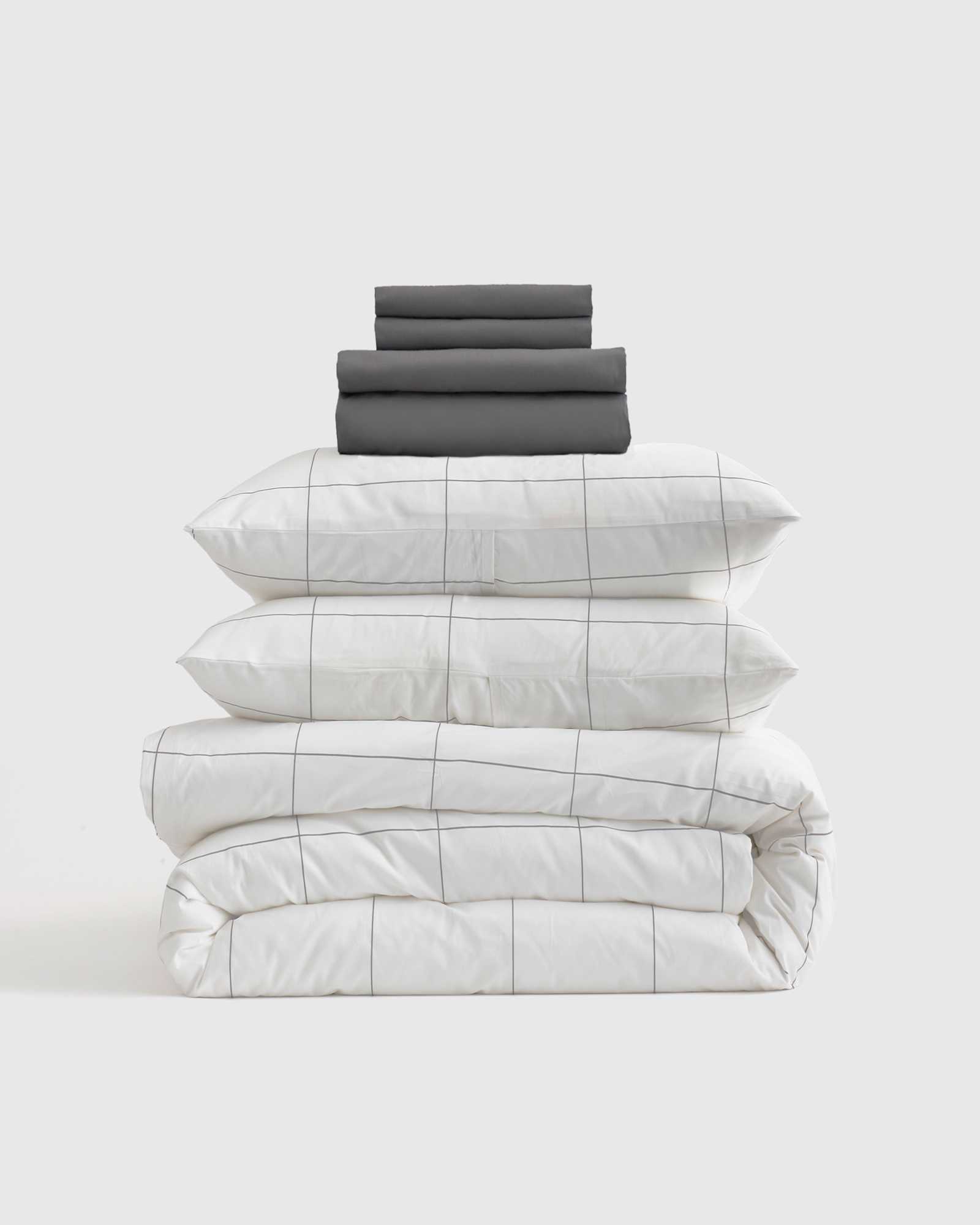 Percale bund Windowpane CHAR 173298 1