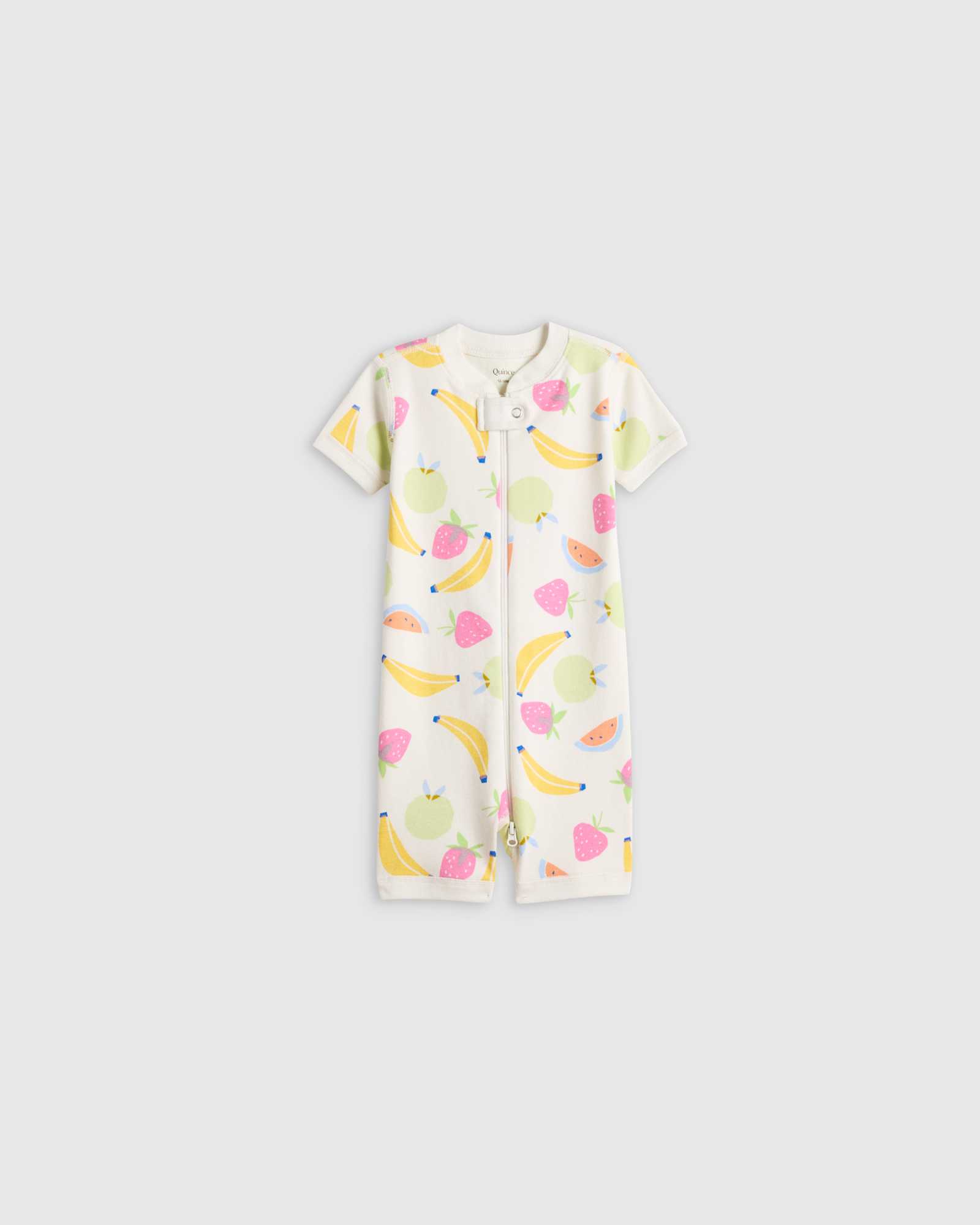 Fruit 100% Organic Cotton Shortie Onesie Pajama