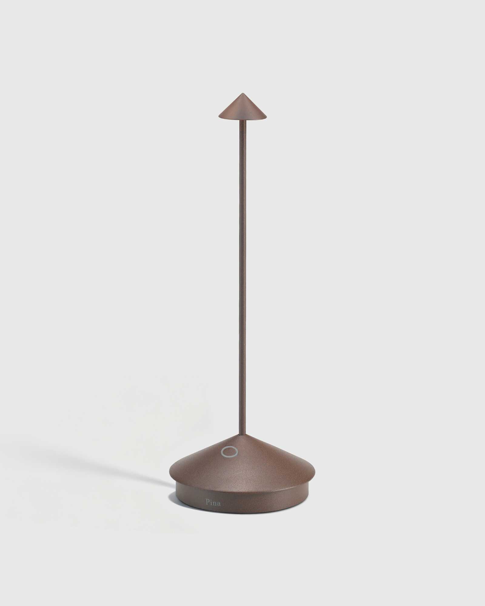 rust Pina Pro Rechargeable Table Lamp by Zafferano
