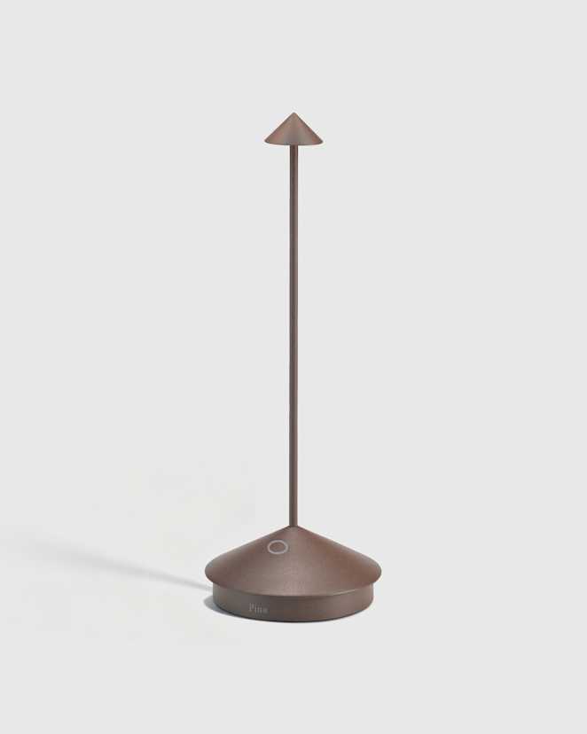 Rust Pina Pro Rechargeable Table Lamp by Zafferano