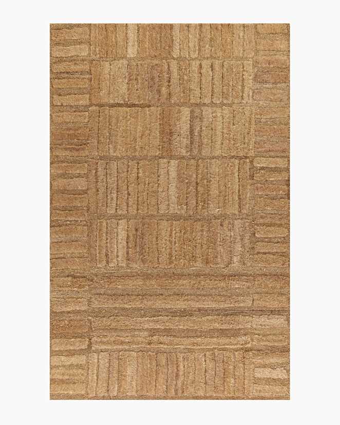 Neutral Sutton Wool Shag Rug