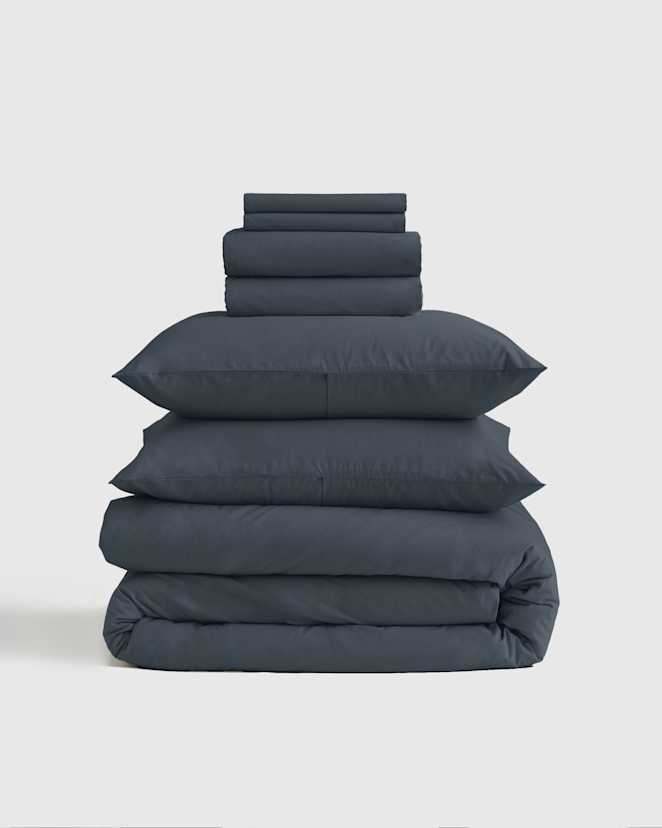 Nightfall Organic Brushed Cotton Deluxe Bedding Bundle