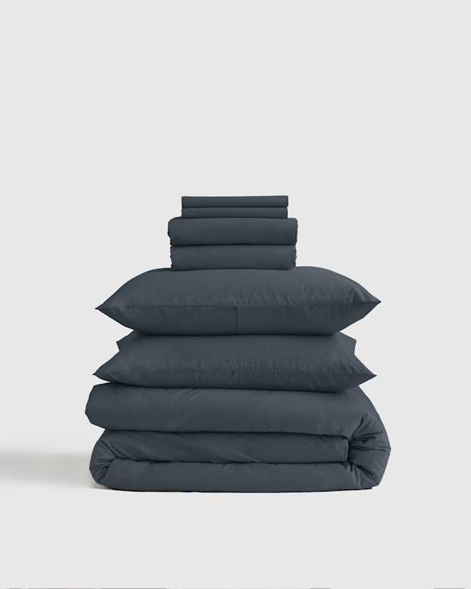 Nightfall Organic Brushed Cotton Deluxe Bedding Bundle