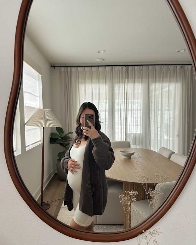 Brown Mongolian Cashmere Oversized Boyfriend Cardigan Sweater